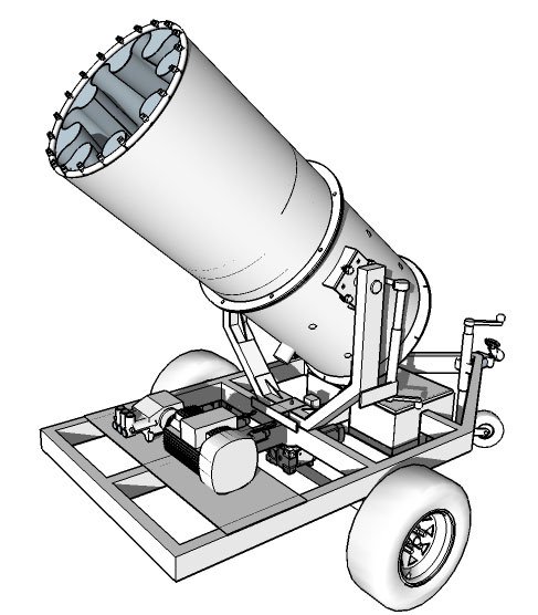 Demolition water mister and Dust suppression equipment